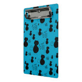 Cute kat patroon mini klembord (Angled2)