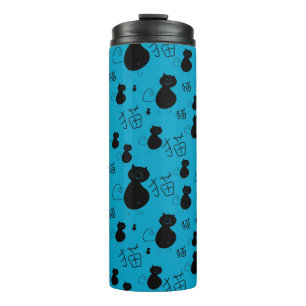 Cute kat patroon thermosbeker