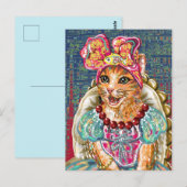 Cute Kat Postkaart (Voorkant / Achterkant)