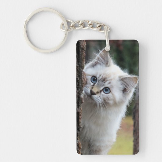 Cute Kat Sleutelhanger (Voorkant)