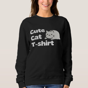 Cute Kat T-Shirt – Aardig Cadeau voor Kat Moeders