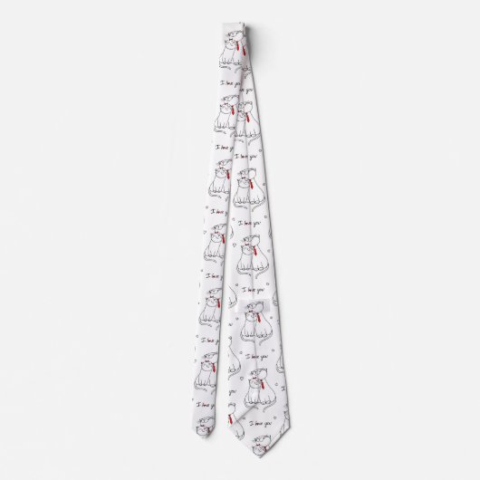 Cute Katten Stropdas (Achterkant)