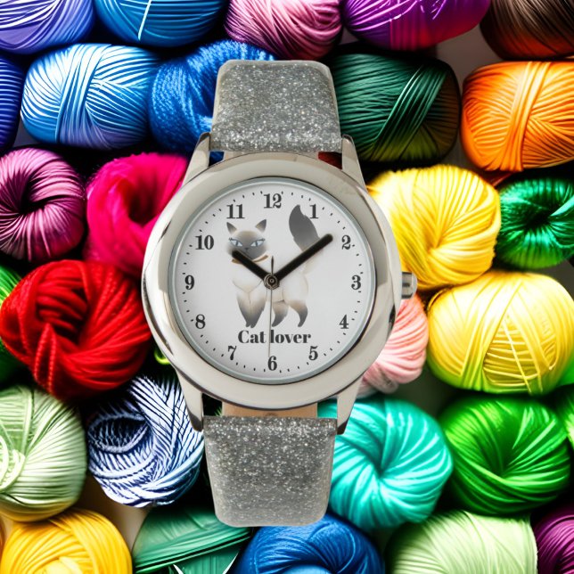 Cute-kattenliefmeisjes Horloge (Creator heeft geüpload)