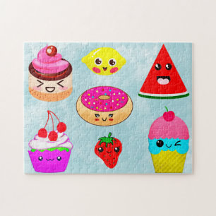 Cute Kawai Fruit & Sweets Kinderen Legpuzzel