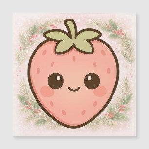 Cute Kawaii Aardbeimagneet