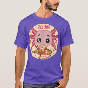 Cute Kawaii Anime Aolotl Japans Ramen Noodles Dr. T-shirt