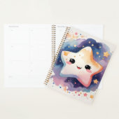 Cute Kawaii Aquarelle étoile Nursery Baby (Devant avec enveloppe)