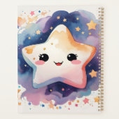 Cute Kawaii Aquarelle étoile Nursery Baby (Dos)