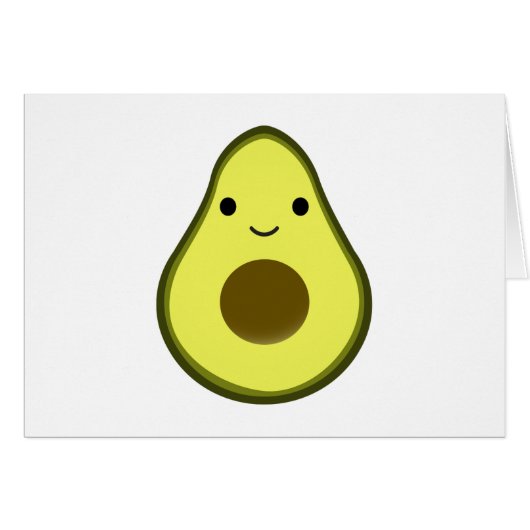 Cute Kawaii Avocado (Devant Horizontal)