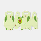 Cute kawaii avocado bedankdoosjes (Uitgevouwen)