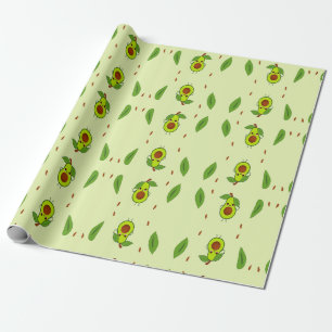 Cute kawaii avocado cadeaupapier