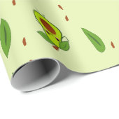 Cute kawaii avocado cadeaupapier (Rol Hoek)