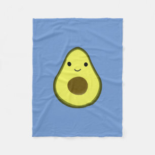 Cute Kawaii Avocado Fleece Deken