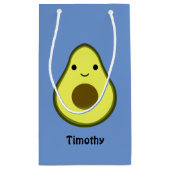 Cute Kawaii Avocado Klein Cadeauzakje (Achterkant)