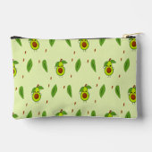 Cute kawaii avocado on green etui (Achterkant)