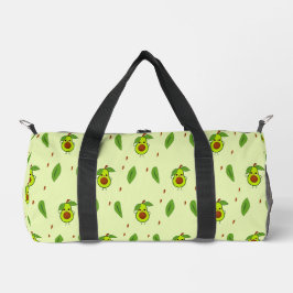 Cute kawaii avocado on green plunjezak