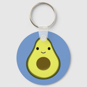 Cute Kawaii Avocado Sleutelhanger