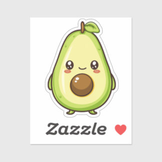 Cute Kawaii Avocado Sticker