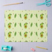 Cute kawaii avocado tissuepapier (Craft)
