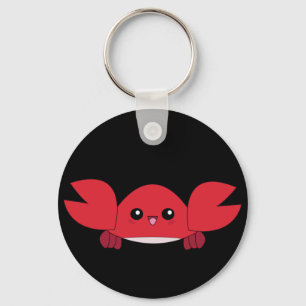 Cute kawaii baby krab sleutelhanger