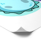 Cute Kawaii Bacteria Poster (Hoek)