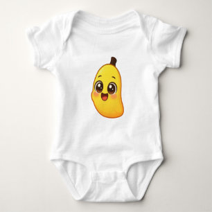 Cute Kawaii Banaan Baby Outfit Ontwerp Romper
