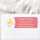 Cute kawaii banana cartoon etiket (Insitu)