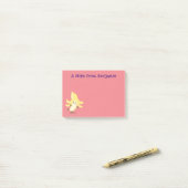 Cute kawaii banana cartoon illustration post-it® notes (Op bureau)