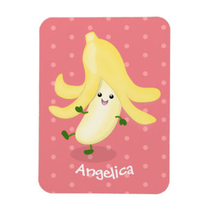 Cute kawaii banana cartoon magneet
