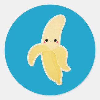 Cute Kawaii Banana Ronde Sticker