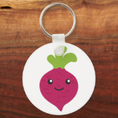 Cute Kawaii Beet Sleutelhanger (Voorkant)