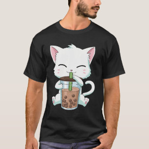 Cute Kawaii Buble Tea Tshirt Boba Milk Tea Anime