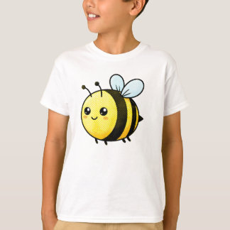 Cute Kawaii Bumblebee Cartoon Kids T-Shirt