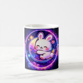 Cute Kawaii Bunny Galaxy Mug (Centre)