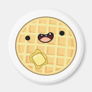 Cute Kawaii Butter Waffle Magneet
