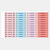 Cute Kawaii Candy Kids Nom Étiquette (Feuille)