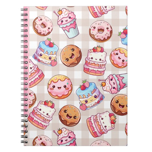 Cute Kawaii Carnet de friandises (Devant)