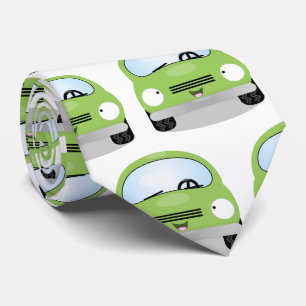 Cute kawaii cars cartoon illustratie stropdas