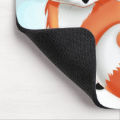 Cute Kawaii cartoon fox Muismat (Hoek)