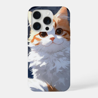Cute Kawaii Cat  iPhone 15 Pro Hoesje
