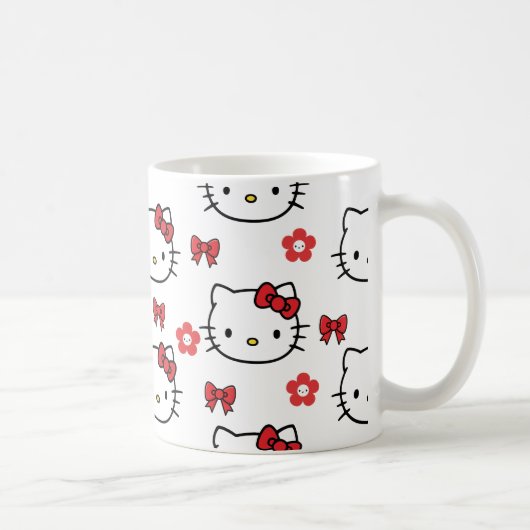 Cute Kawaii Cat Pattern Mug (Droite)