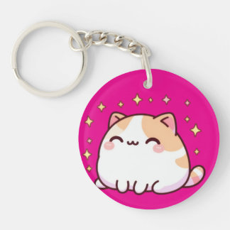 Cute kawaii cat sleutelhanger