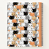 Cute Kawaii cats Spiral Composition Notitieboek (Achterkant)