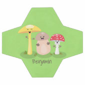 Cute kawaii champignon champignon toadstool (Plat)