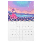 Cute Kawaii chibi filles Calendriers (Feb 2027)