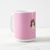 Cute Kawaii Chibi Girl Mug (Devant gauche)