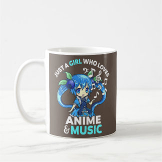 Cute Kawaii Chibi Just A Girl Who Loves Anime and Koffiemok
