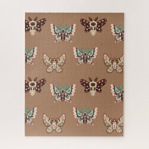 Cute Kawaii Chibi Moths Legpuzzel