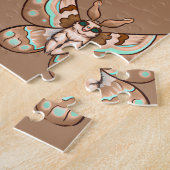 Cute Kawaii Chibi Moths Legpuzzel (Zijkant)