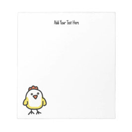 Cute Kawaii Chicken Chick Notitieblok